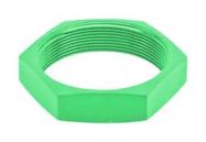 NUT, 3MM, THERMOPLASTIC, GREEN