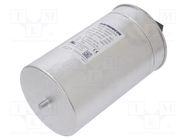 Capacitor: polypropylene; three-phase; 525VAC; 44A; Ø136x230mm ELECTRONICON