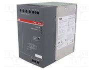 Power supply: switching; for DIN rail; 480W; 24VDC; 22.5÷28.5V ABB