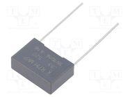 Capacitor: polypropylene; R71; 330nF; 18x12x6mm; THT; ±10%; 15mm KEMET