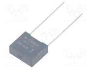 Capacitor: polypropylene; R71; 220nF; 13x11x5mm; THT; ±10%; 10mm KEMET