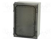 Enclosure: wall mounting; X: 220mm; Y: 320mm; Z: 150mm; NEO; grey FIBOX