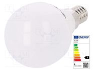 LED lamp; neutral white; E14; 220/240VAC; 470lm; P: 5.5W; 180° V-TAC