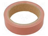 Tape: heat transfer; W: 25mm; L: 5m; Thk: 0.45mm; 2W/mK; glueless 