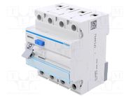 RCD breaker; Inom: 40A; Ires: 300mA; Max surge current: 250A; IP20 HAGER