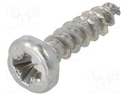 Screw; 4x16; Head: cheese head; Pozidriv; PZ2; steel; zinc; SPAX® BOSSARD