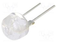 LED; 10mm; white cold; 80000mcd; 17°; Front: convex; 2.8÷3.6V OPTOSUPPLY