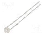 LED; UV; 30°; 20mA; P: 114mW; λd: 370÷380nm; 3÷3.8VDC; THT OPTOSUPPLY