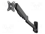 Monitor holder; 9kg; 17÷32"; Arm len: 450mm; for one monitor LOGILINK