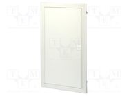 Enclosure: for modular components; IP40; plaster embedded; white ETI POLAM