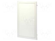 Enclosure: for modular components; IP40; plaster embedded; white ETI POLAM