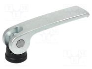 Lever; clamping; Thread len: 10mm; Lever length: 63mm ELESA+GANTER