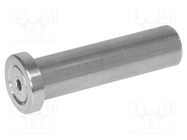 Assembly pin; Ø: 10mm; L: 24mm; without cross hole,with washer ELESA+GANTER