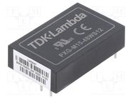 Converter: DC/DC; 15W; Uin: 18÷75V; Uout: 12VDC; Iout: 1.25A; THT TDK-LAMBDA