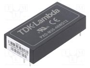 Converter: DC/DC; 30W; Uin: 18÷75V; Uout: 12VDC; Uout2: -12VDC; THT TDK-LAMBDA