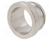 End insert; brass; HelaGuard PCS-EI; IP65; 40mm socket; Size: 40 HELLERMANNTYTON