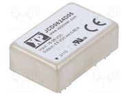 Converter: DC/DC; 6W; Uin: 18÷36V; Uout: 5VDC; Uout2: -5VDC; THT; JCD 