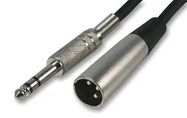 CABLE ASSY, STEREO PLUG-XLR PLUG, 5M