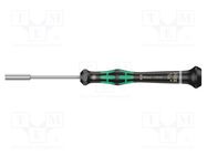 Screwdriver; 6-angles socket; precision; Kraftform Micro WERA