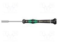 Screwdriver; 6-angles socket; precision; Kraftform Micro WERA