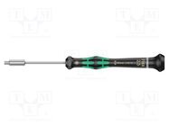 Screwdriver; 6-angles socket; precision; Kraftform Micro WERA