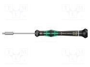 Screwdriver; 6-angles socket; precision; Kraftform Micro WERA