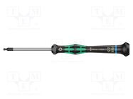 Screwdriver; hex key,spherical; precision; HEX 2,5mm WERA