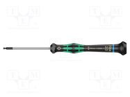 Screwdriver; hex key,spherical; precision; HEX 2mm WERA