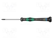 Screwdriver; hex key,spherical; precision; HEX 1,5mm WERA