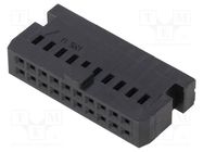 Connector: wire-board; plug; female; HIF3; 2.54mm; PIN: 20 HIROSE