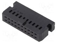 Connector: wire-board; plug; female; HIF3; 2.54mm; PIN: 20; 2x10 HIROSE