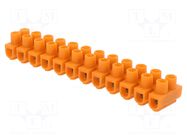 Connector: terminal block; 32A; unflamed; screw terminal; orange SIMET