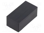 Enclosure: designed for potting; X: 15mm; Y: 40mm; Z: 20mm; black SUPERTRONIC