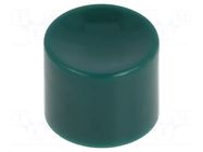 Button; Illumin: none; Body: green; ABS; MPA KNITTER-SWITCH
