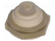 Waterproof cover; MTG; screw; silicone; Body: grey; Illumin: none KNITTER-SWITCH