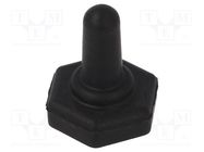 Waterproof cover; MTA; screw; Mat: neoprene rubber; Body: black KNITTER-SWITCH