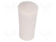 Cap; ATE; push-in; Mat: PVC; Body: white; Illumin: none KNITTER-SWITCH