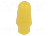 Cap; MTA; push-in; PVC; Body: yellow; Illumin: none KNITTER-SWITCH