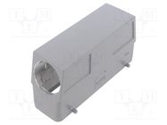 Enclosure: for HDC connectors; Han® B; size L32B; for cable; M40 