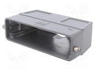 Enclosure: for HDC connectors; Han® B; size L32B; for cable; M40 