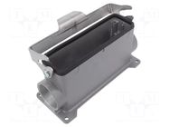 Enclosure for connectors: HDC; size L32B; Han® B; IP65; straight HARTING