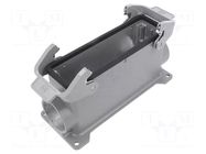 Enclosure for connectors: HDC; size L32B; Han® B; IP65; straight HARTING