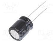 Capacitor: electrolytic; low ESR; THT; 470uF; 35VDC; Ø12.5x15mm NICHICON