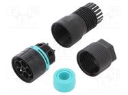 Connector: AC supply; screw terminal; male; TH387; 7÷13.5mm; 450V TECHNO