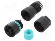 Connector: AC supply; screw terminal; male; TH387; 7÷13.5mm; 450V TECHNO