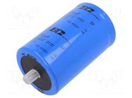 Capacitor: electrolytic; screw type; 2.2mF; 350VDC; Ø65x105mm VISHAY