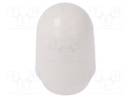 Cap; MTG; push-in; Mat: PVC; Body: white; Illumin: none KNITTER-SWITCH