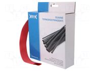Heat shrink sleeve; glueless; 2: 1; 19mm; L: 5m; red; polyolefine BM GROUP