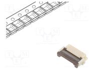 Connector: FFC/FPC; horizontal; PIN: 12; bottom contacts,ZIF; SMT HIROSE