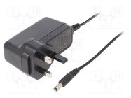 Power supply: switching; mains,plug; 24VDC; 1.5A; 36W; Out: 5,5/2,1 XP POWER